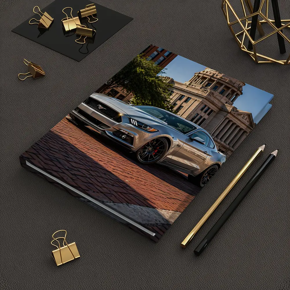 Silver Ford Mustang GT City Plaza – Notebooks