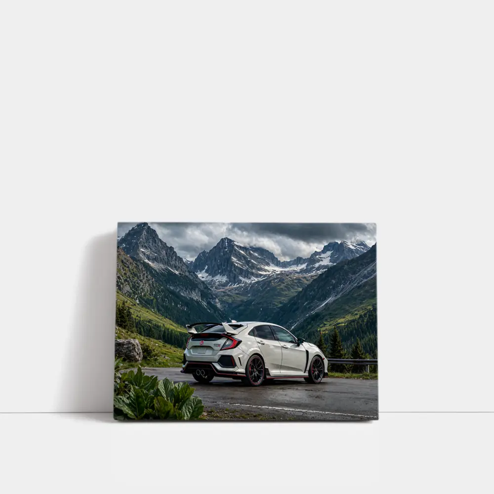 Honda Civic Type R Mountain Alpine Road – Wall Art