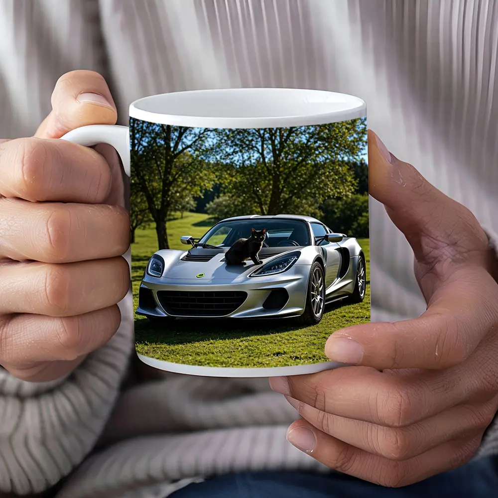 Silver Lotus Elise Black Cat Green Parkland – Mugs