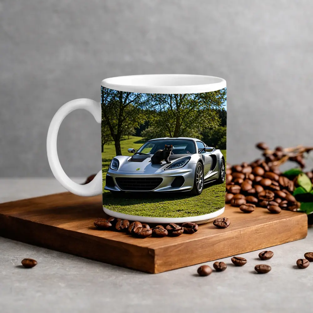 Silver Lotus Elise Black Cat Green Parkland – Mugs