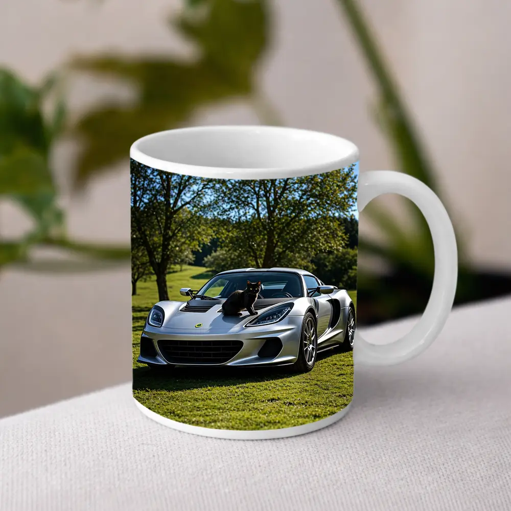 Silver Lotus Elise Black Cat Green Parkland – Mugs