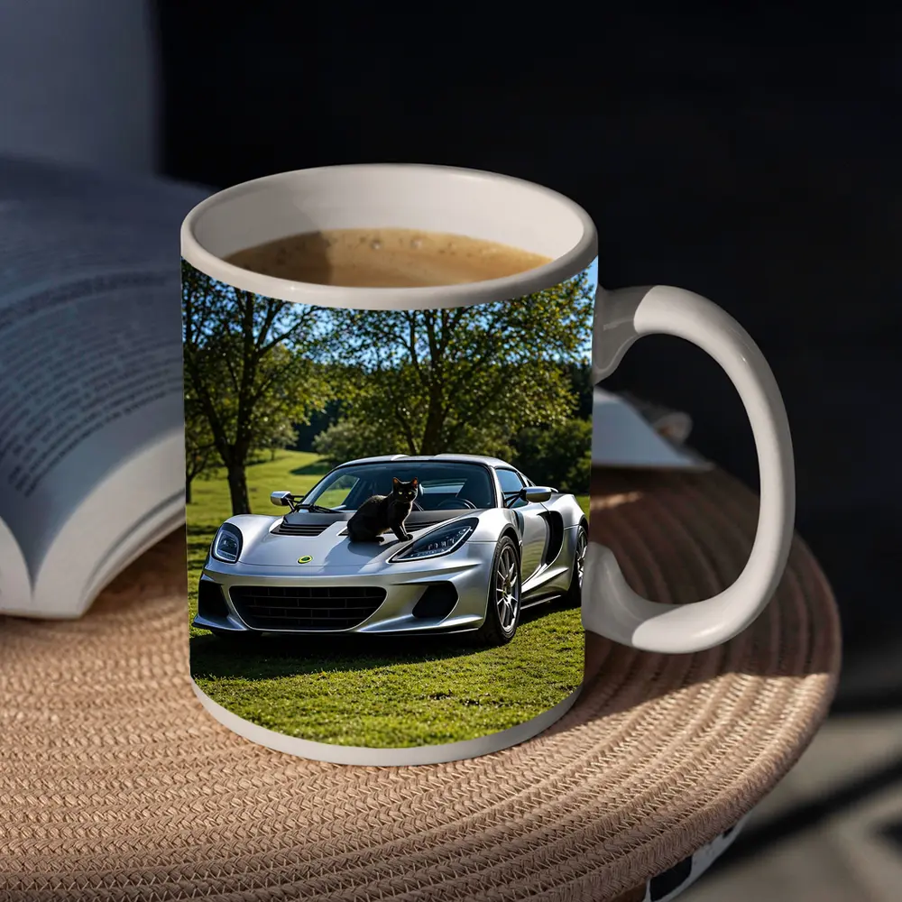 Silver Lotus Elise Black Cat Green Parkland – Mugs