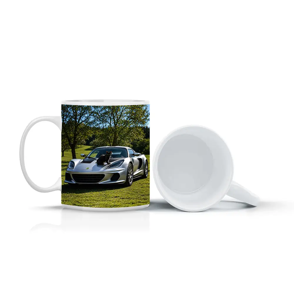 Silver Lotus Elise Black Cat Green Parkland – Mugs