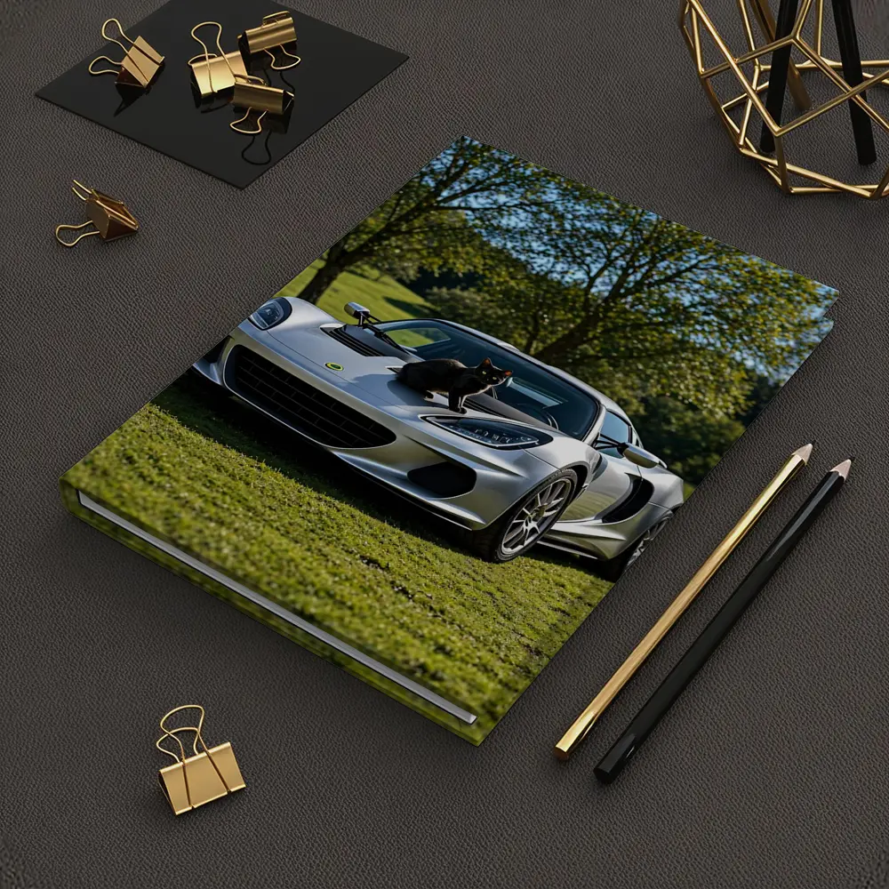 Silver Lotus Elise Black Cat Green Parkland – Notebooks
