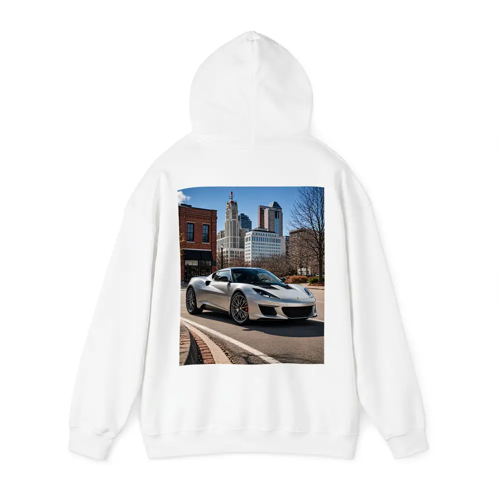 Silver Lotus Evora City Street Background – Hoodies