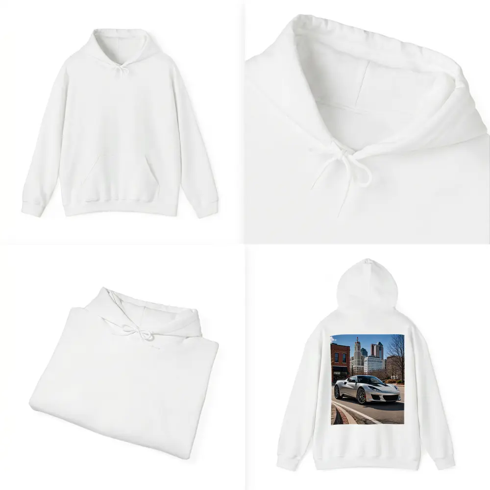 Silver Lotus Evora City Street Background – Hoodies