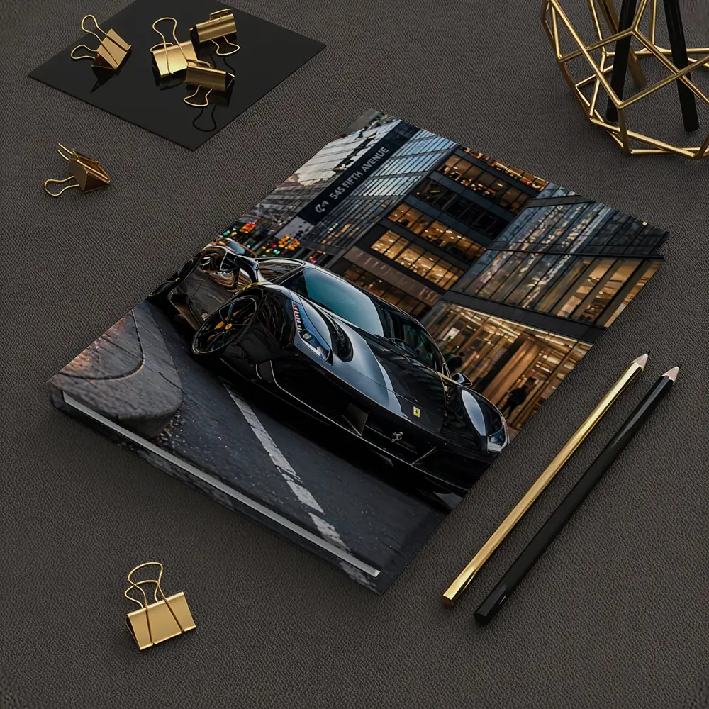 Black Ferrari 488 GTB New York City – Notebooks