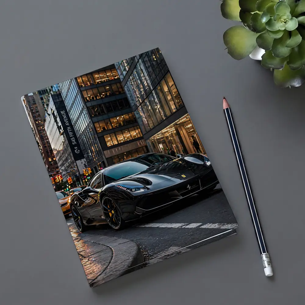 Black Ferrari 488 GTB New York City – Notebooks