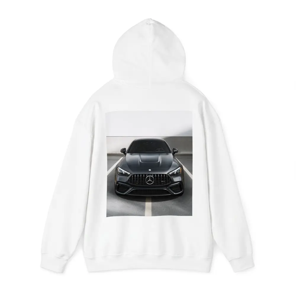 Mercedes AMG Dark Gray Parking Garage Front View – Hoodies