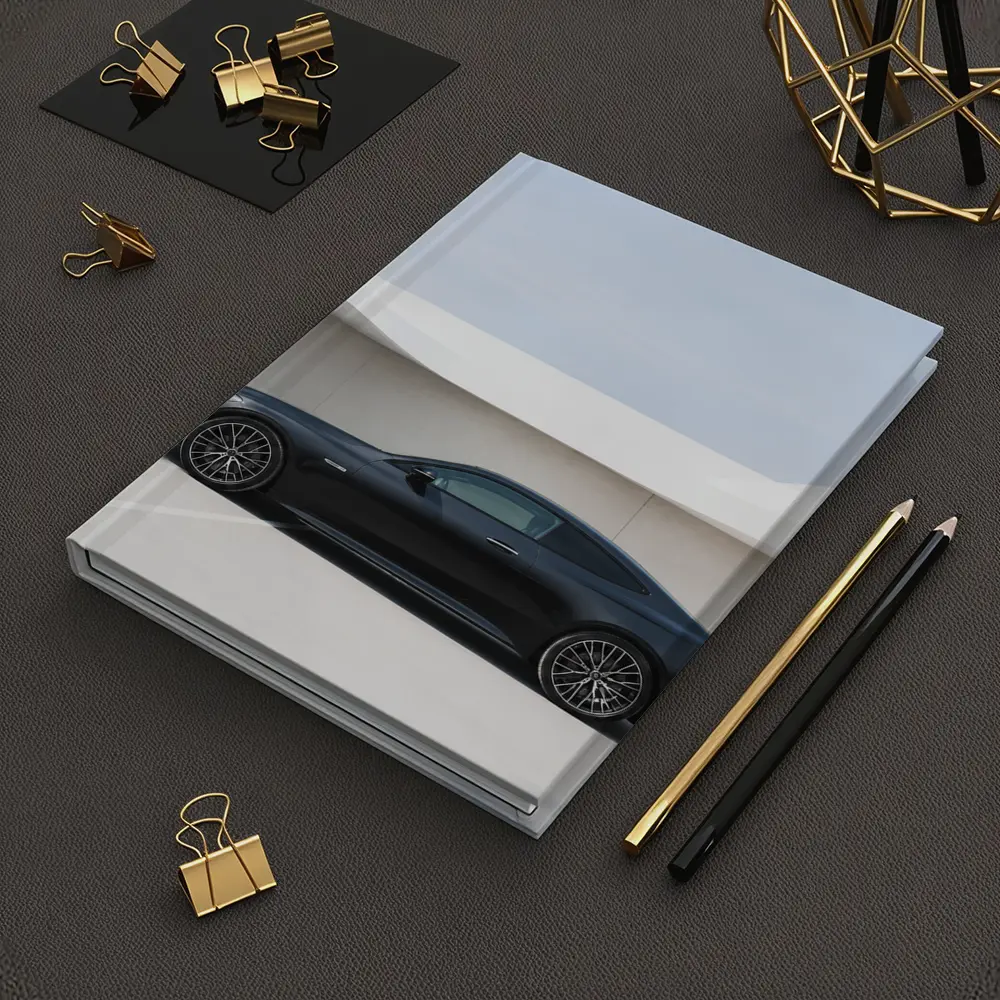 Black Mercedes AMG Coupe Minimal Parking Setting – Notebooks