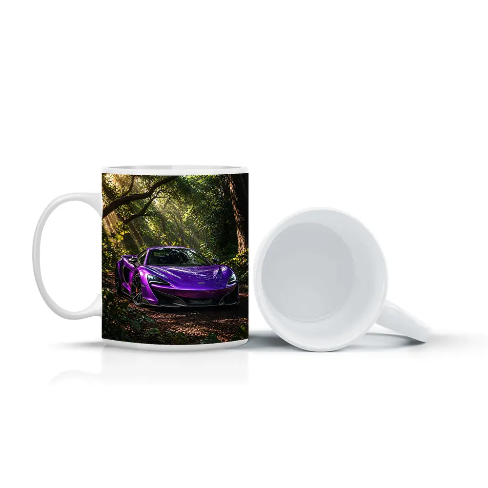 Purple McLaren 570S Forest Light Shot – Mugs