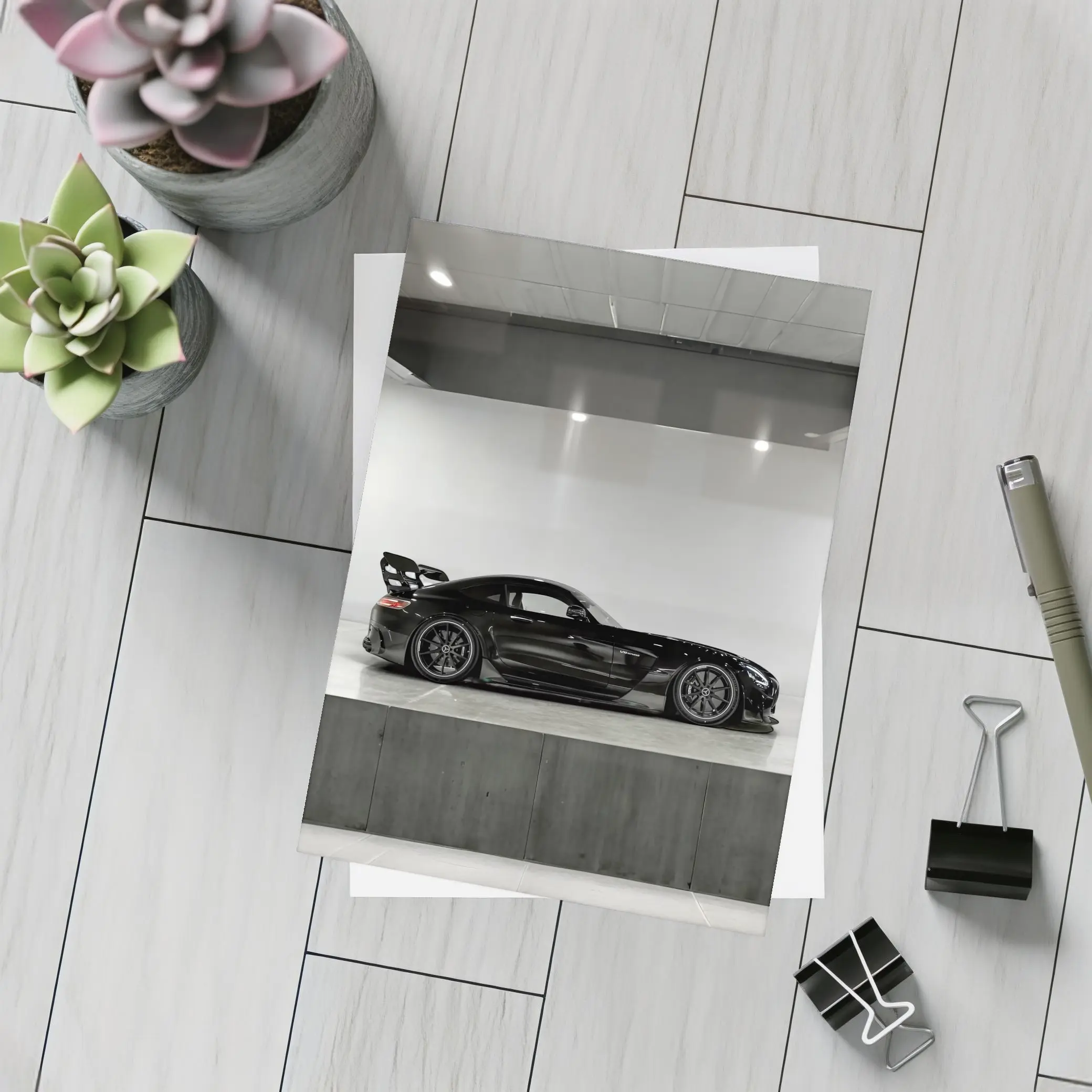 Mercedes AMG GT Black Series Showroom – Postcards
