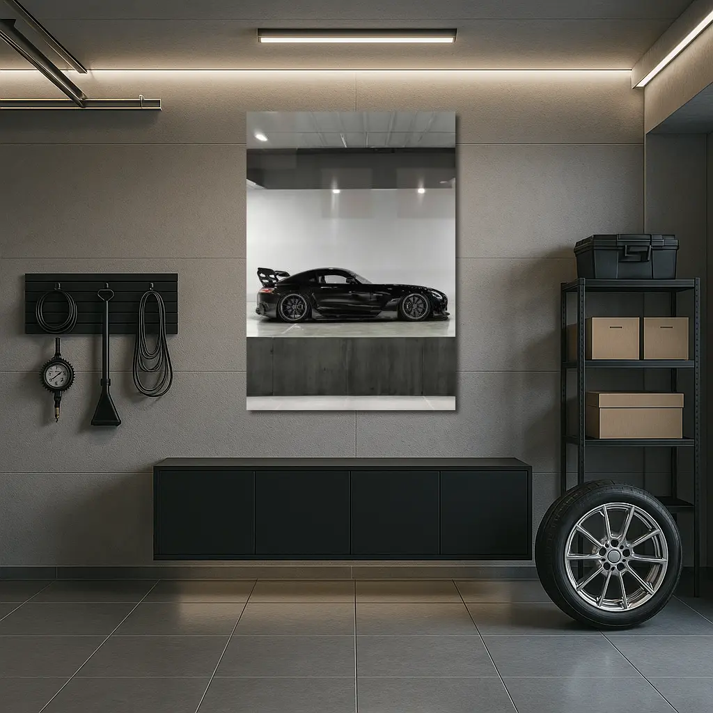 Mercedes AMG GT Black Series Showroom – Wall Art