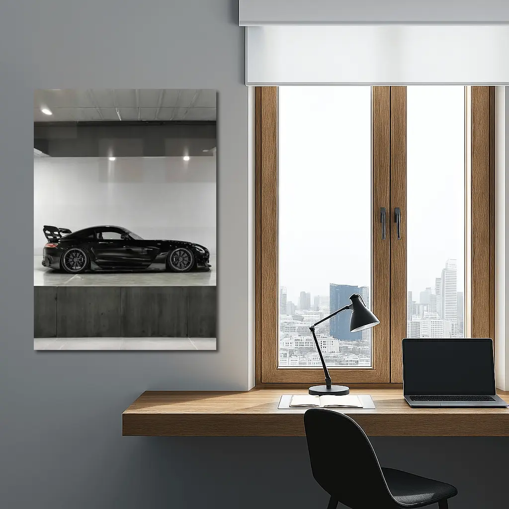 Mercedes AMG GT Black Series Showroom – Wall Art