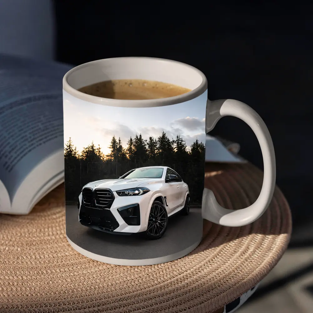 BMW X6 M White Forest Sunset – Mugs