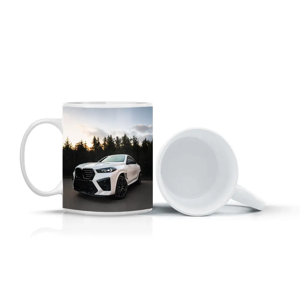 BMW X6 M White Forest Sunset – Mugs