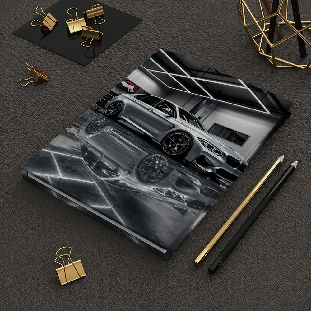 Silver BMW M3 Parked Inside Garage – Notebooks