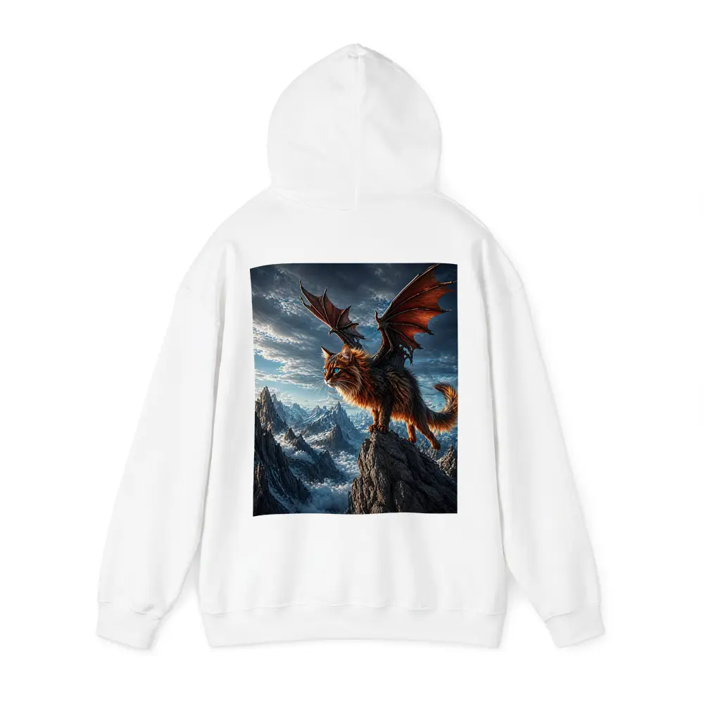 Somali Cat Dragon Wings Mountain Sky – Hoodies