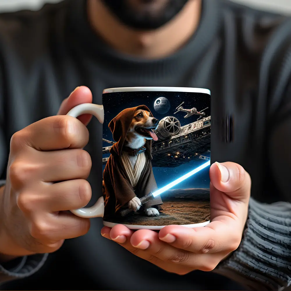 Beagle Jedi Knight Space Galaxy Adventure – Mugs