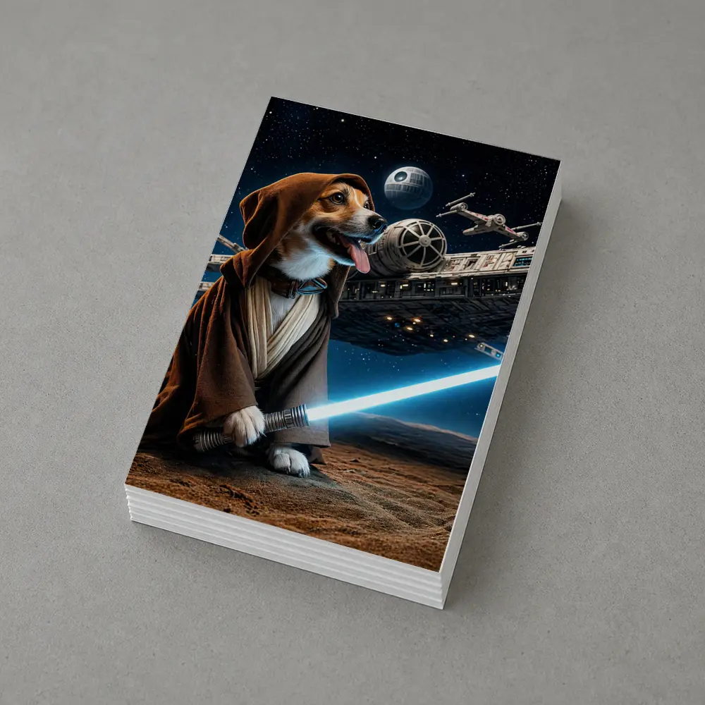 Beagle Jedi Knight Space Galaxy Adventure – Postcards