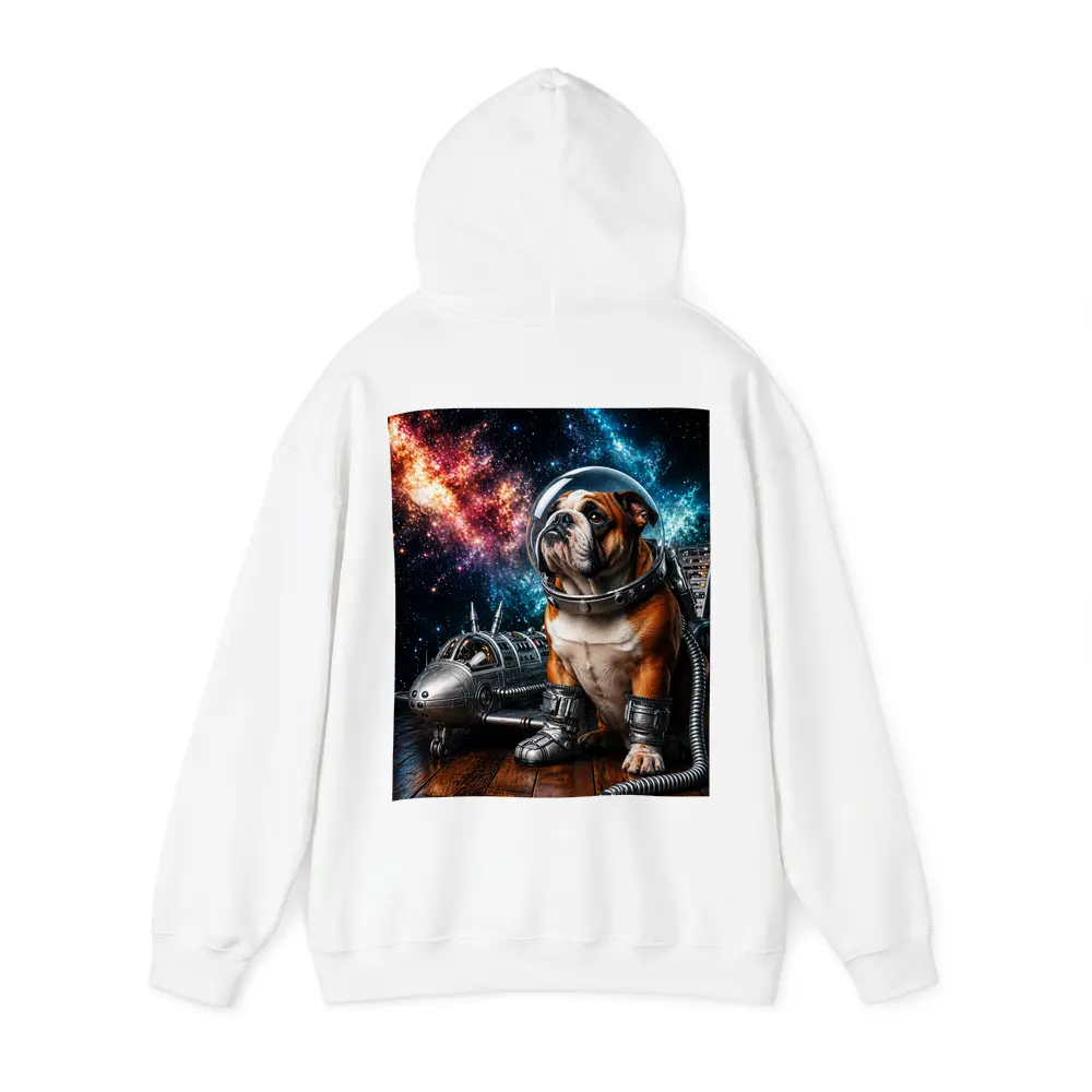 English Bulldog Astronaut Space Galaxy Art – Hoodies