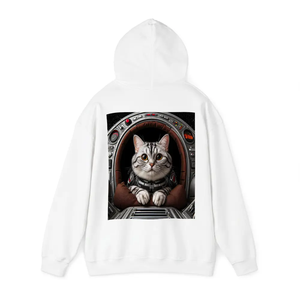 American Shorthair Cat Astronaut Starship Cockpit – Hoodies