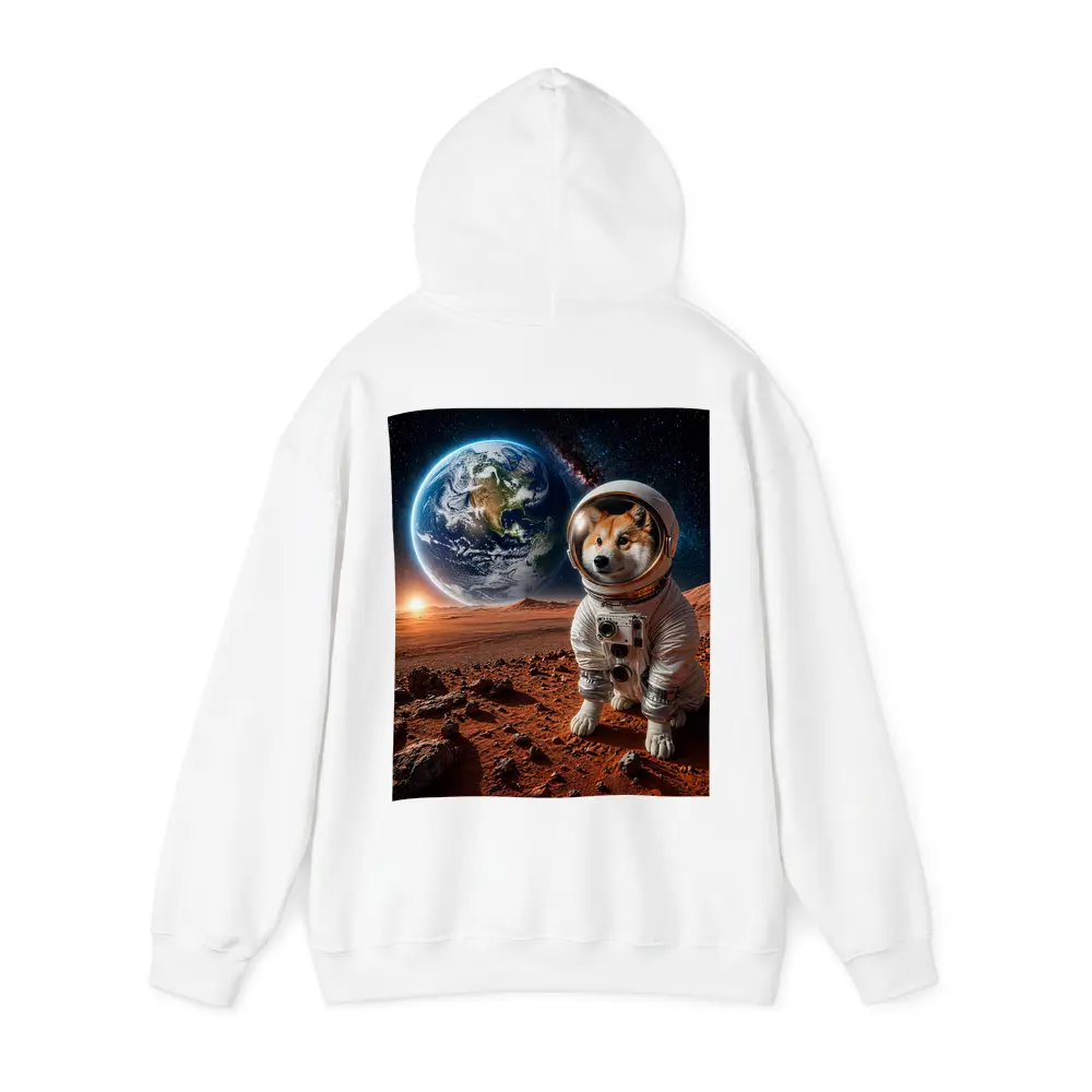 Shiba Inu Astronaut on Mars Space – Hoodies