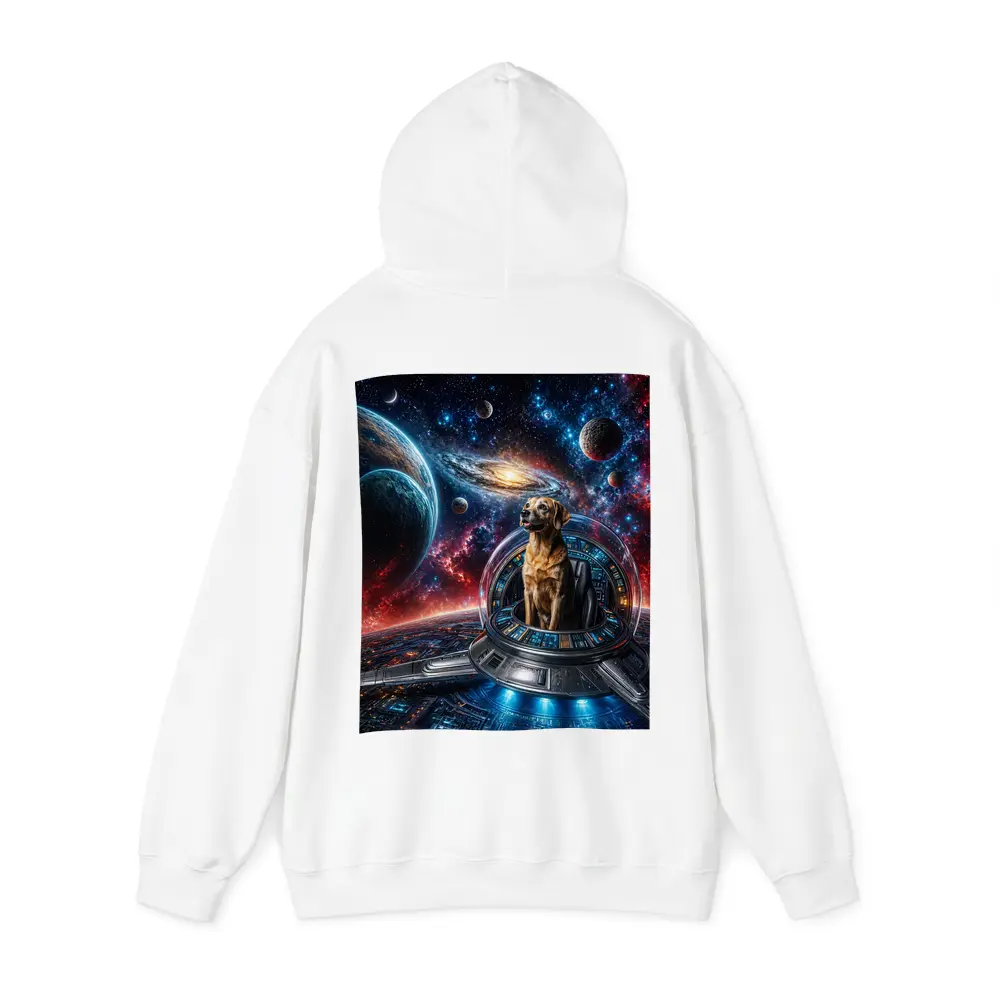 Labrador Dog Pilot Spaceship Galaxy Universe – Hoodies