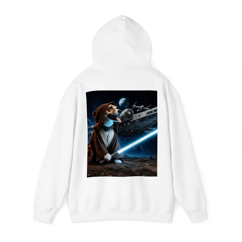 Beagle Jedi Knight Lightsaber Space Battle – Hoodies