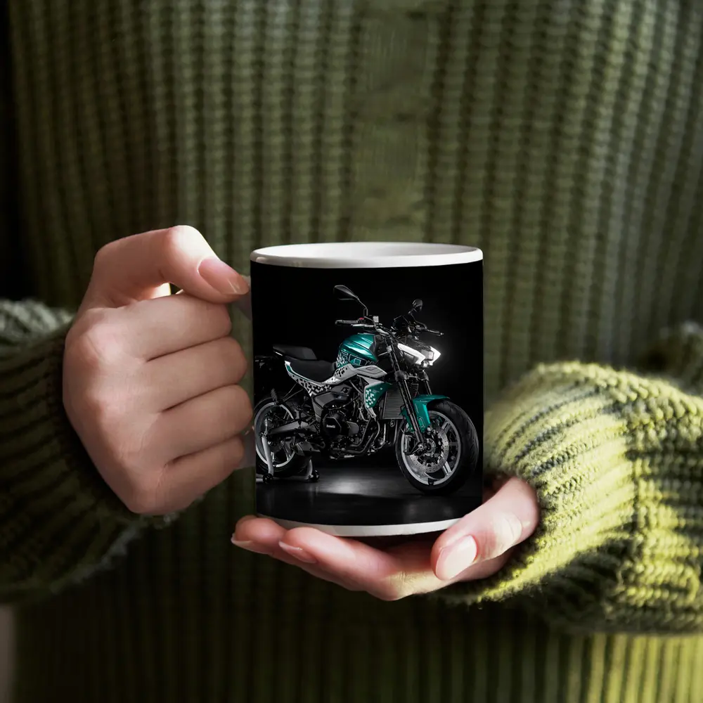 Benelli Naked Bike Teal Dark Studio – Mugs