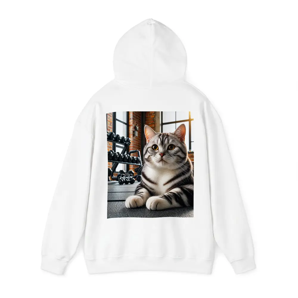 American Shorthair Cat Gym Fitness Setting – Hoodies
