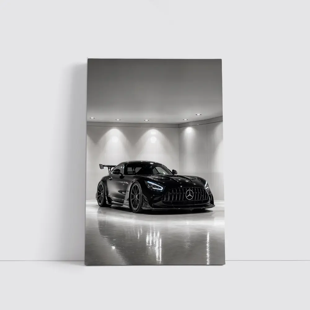 Mercedes AMG GT Black Series Garage Shot – Wall Art