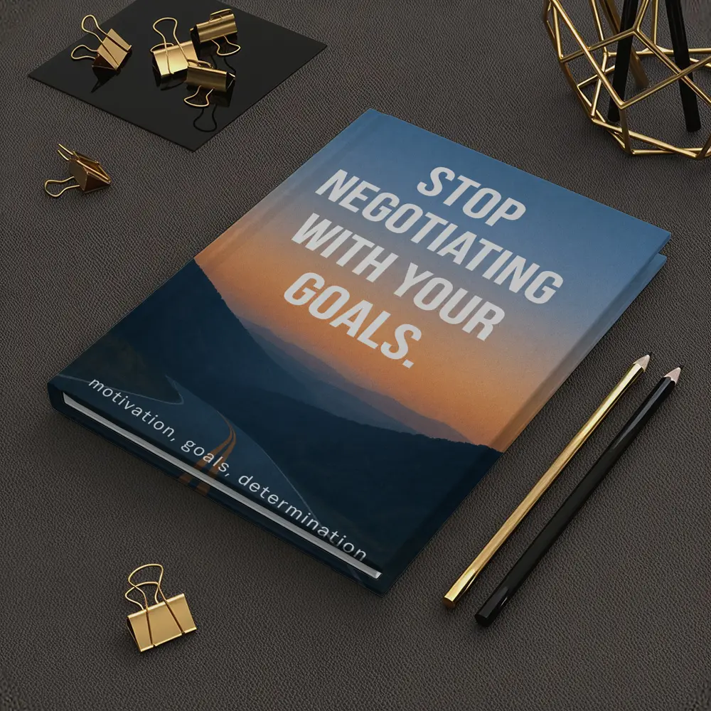 Stop Negotiating With Your Goals Motivational – Notebooks