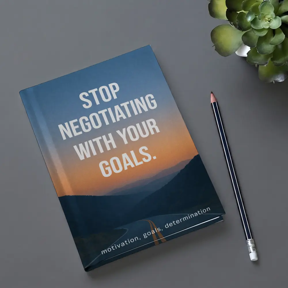 Stop Negotiating With Your Goals Motivational – Notebooks