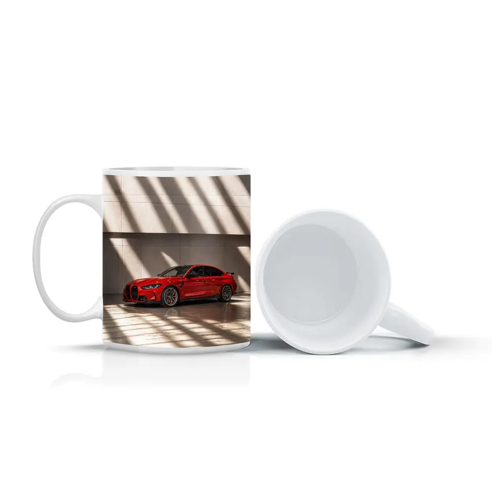 BMW M3 Red Sedan Indoor Shadow Light – Mugs