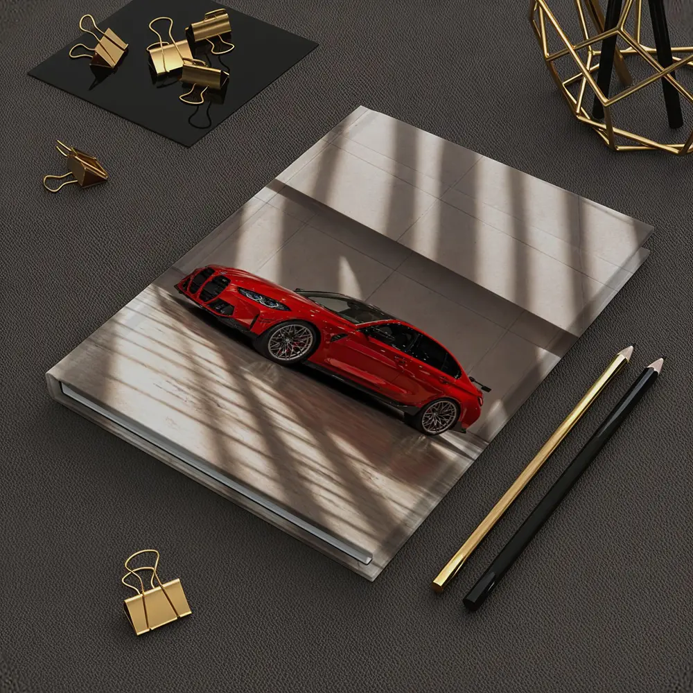 BMW M3 Red Sedan Indoor Shadow Light – Notebooks