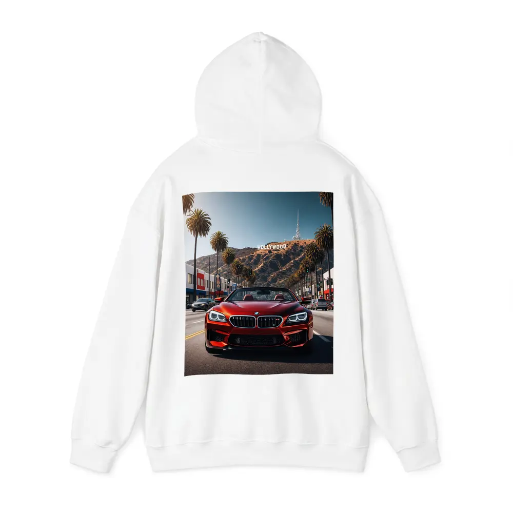 Red BMW M6 Hollywood Sign Los Angeles – Hoodies