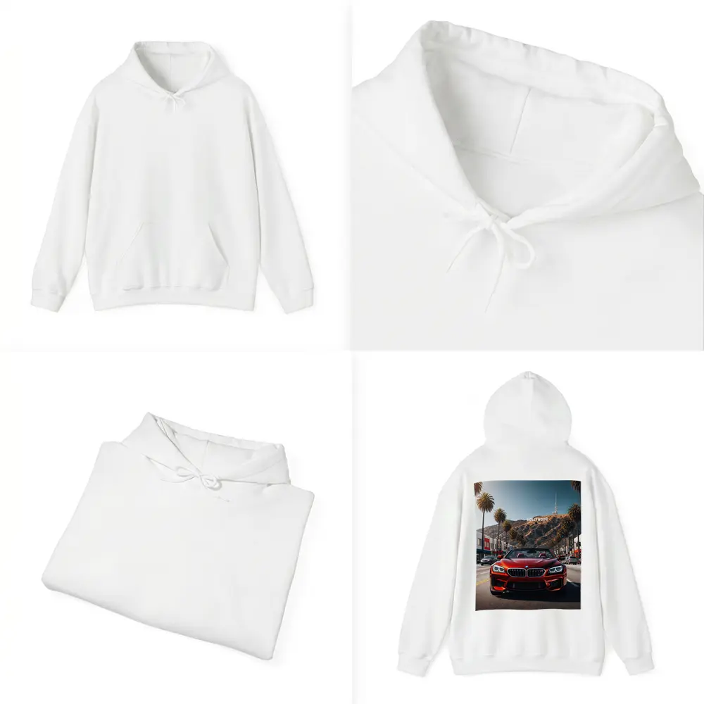 Red BMW M6 Hollywood Sign Los Angeles – Hoodies