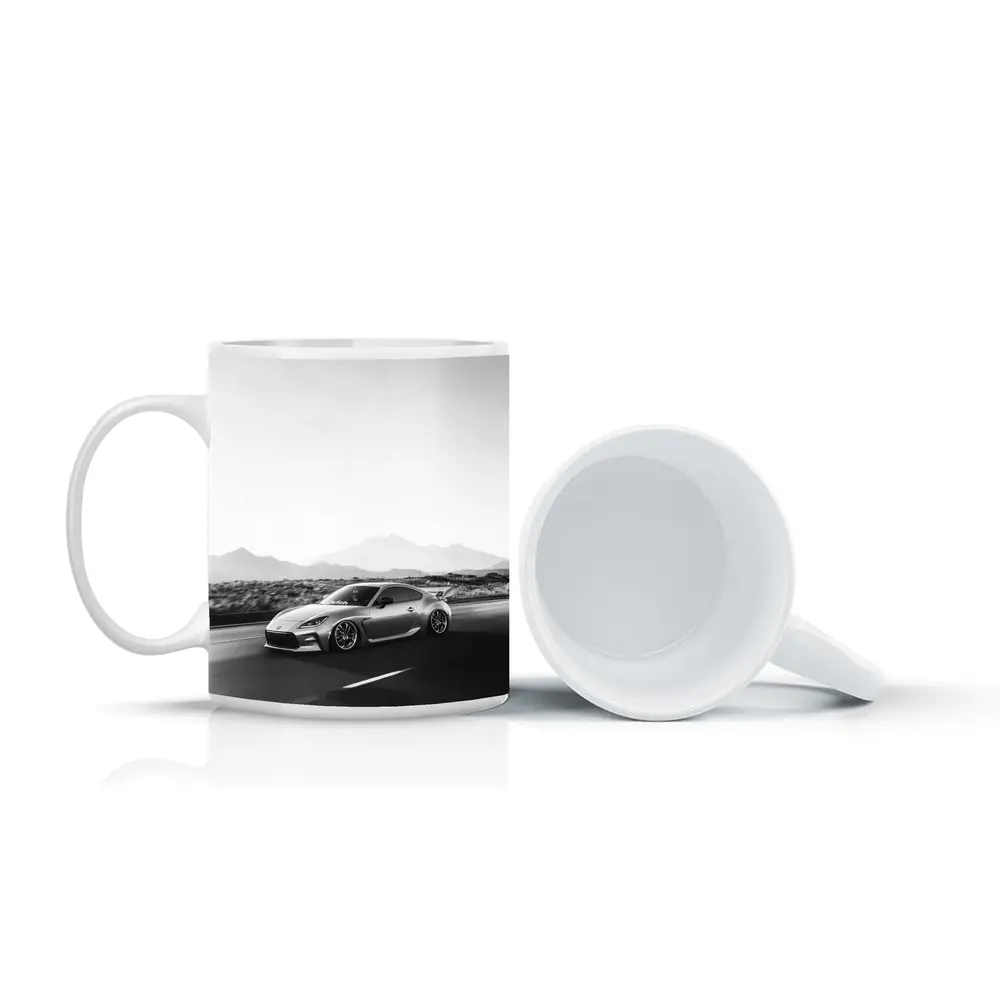 Toyota GR86 Black White Mountain Road Drive – Mugs