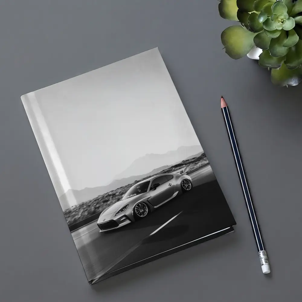 Toyota GR86 Black White Mountain Road Drive – Notebooks