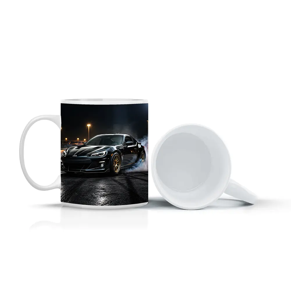 Subaru BRZ Black Drifting Night Track – Mugs