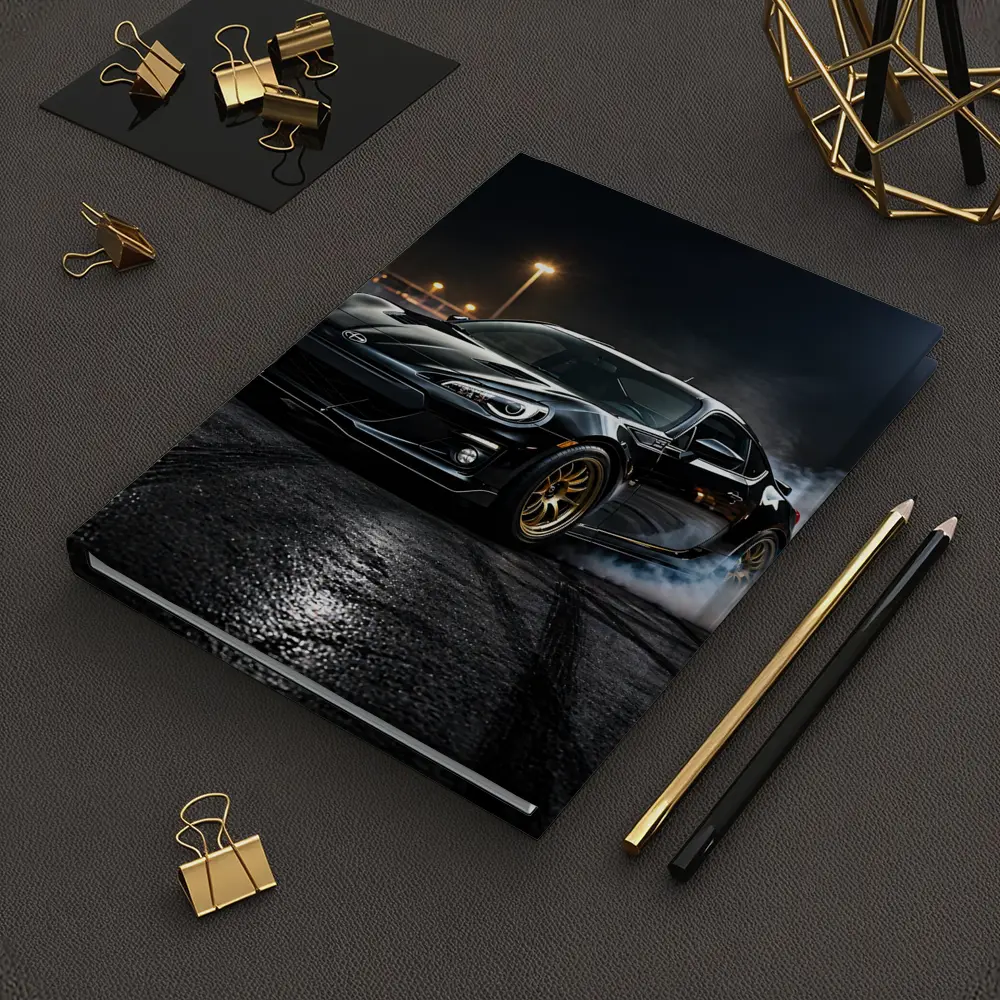 Subaru BRZ Black Drifting Night Track – Notebooks