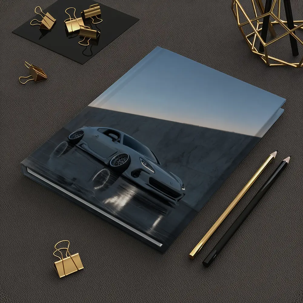 Subaru BRZ Slammed White Marble Wall – Notebooks