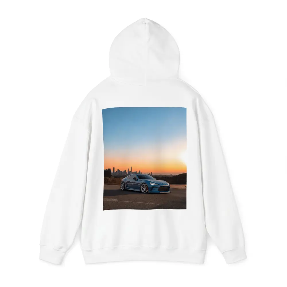 Subaru BRZ Blue Stance City Sunset – Hoodies