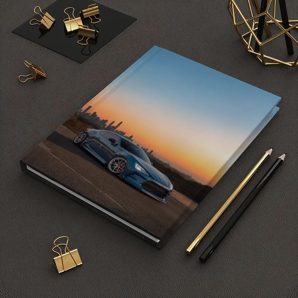 Subaru BRZ Blue Stance City Sunset – Notebooks