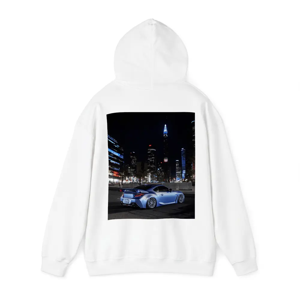 Subaru BRZ Night City Skyline Blue – Hoodies