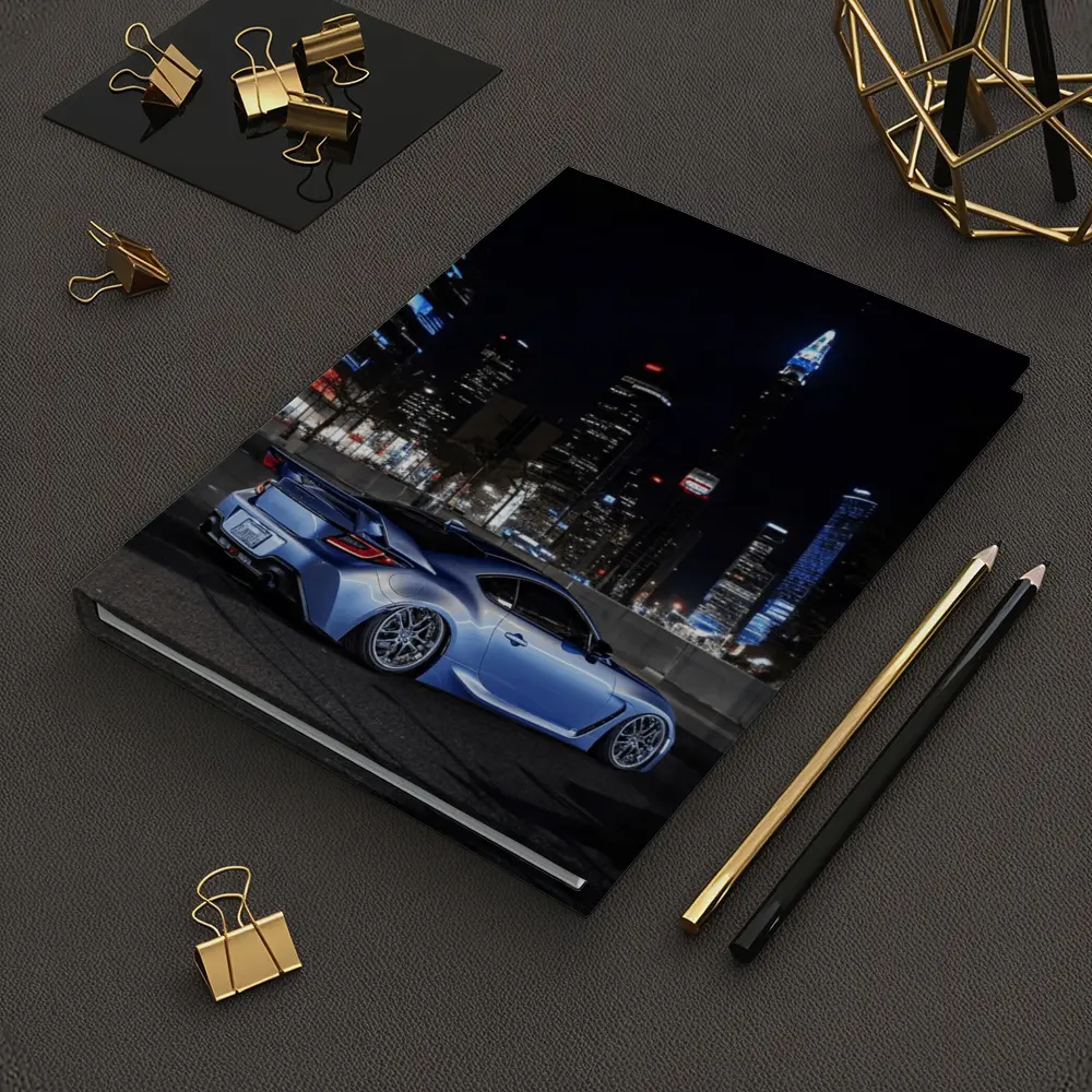 Subaru BRZ Night City Skyline Blue – Notebooks