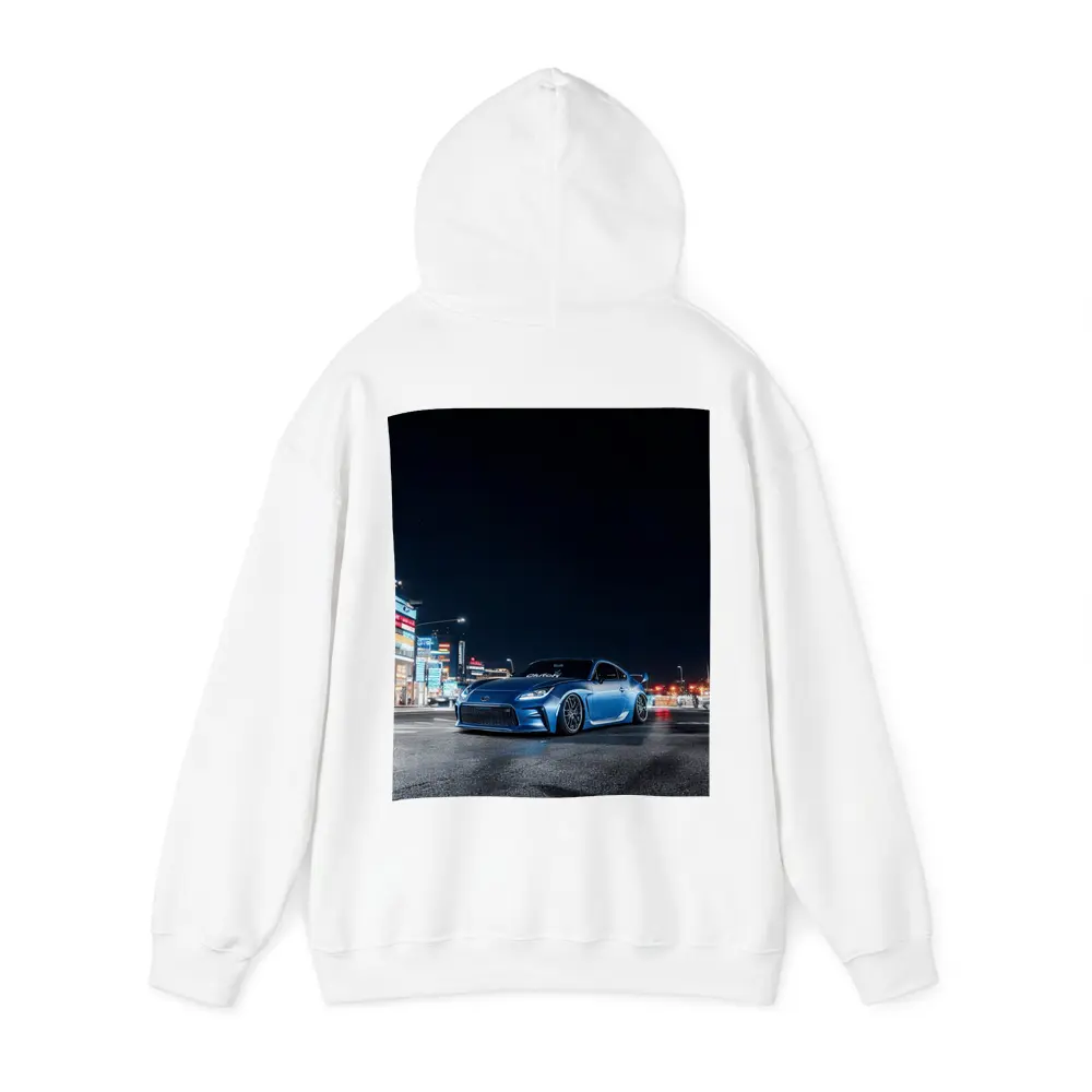 Toyota GT86 Blue Night City Street – Hoodies