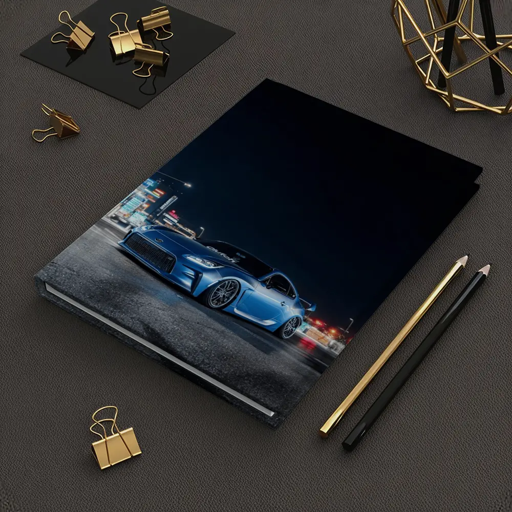 Toyota GT86 Blue Night City Street – Notebooks