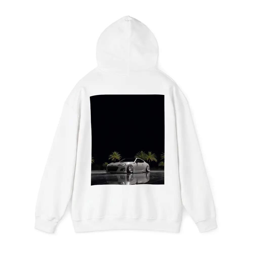 Subaru BRZ Slammed Night Palm Trees – Hoodies